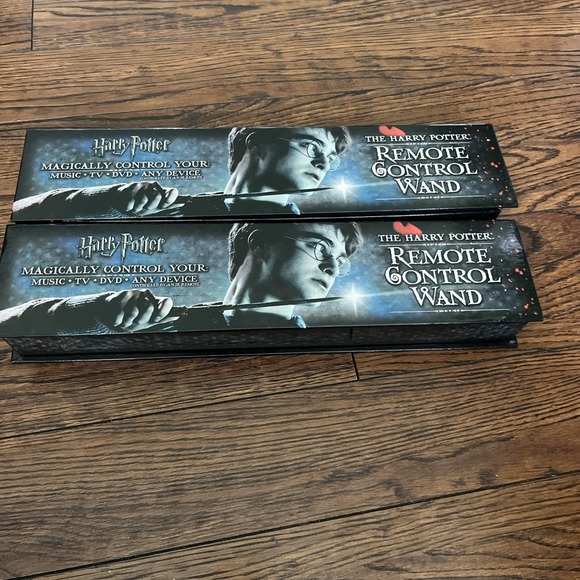 Other - Lot Of 2 The Noble Collection Harry Potter TV DVD MUSIC Remote Control Wands